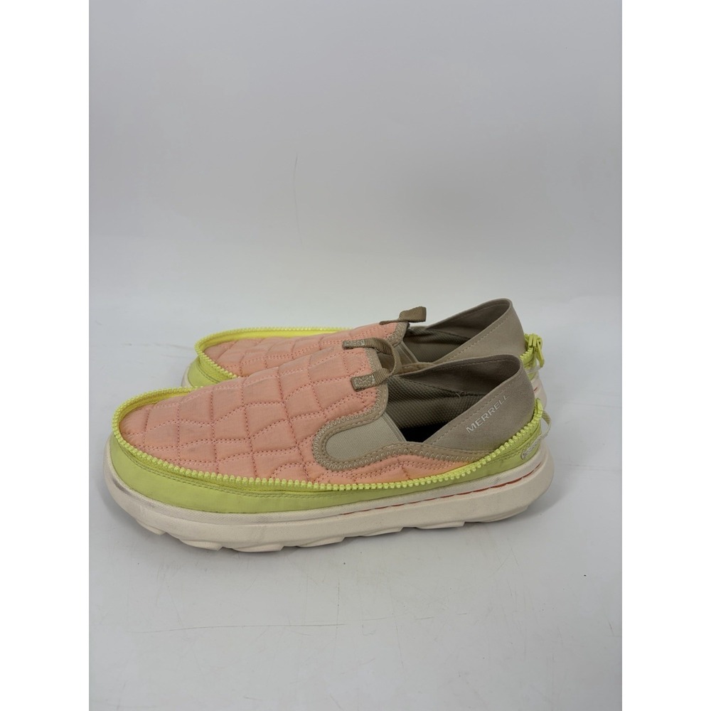 Merrell Womens Hut Moc 2 Packable Slip-on Shoes Sneakers Sz 10 In Peach